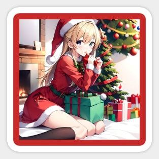 Christmas Anime Sticker